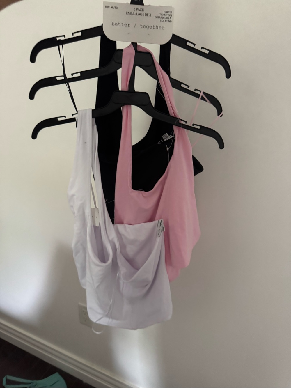 NWT BETTER TOGETHER 3 halter tops Women’s Cotton Blend